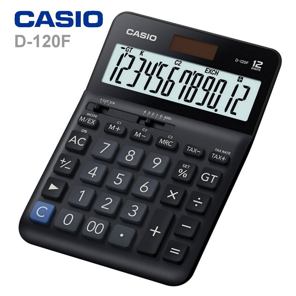 CASIO  D-120F 桌上型計算機