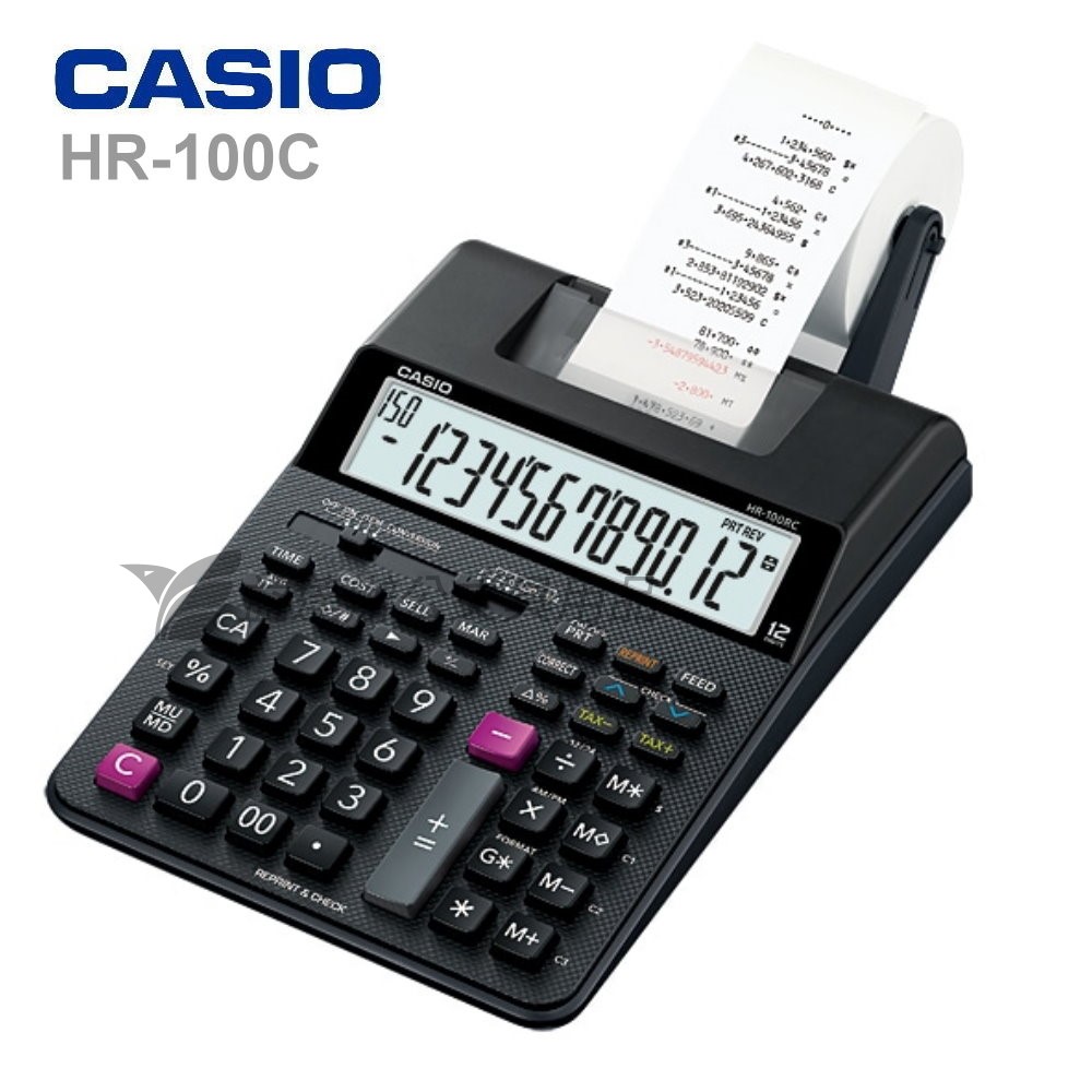 CASIO  HR-100RC 打印型計算機